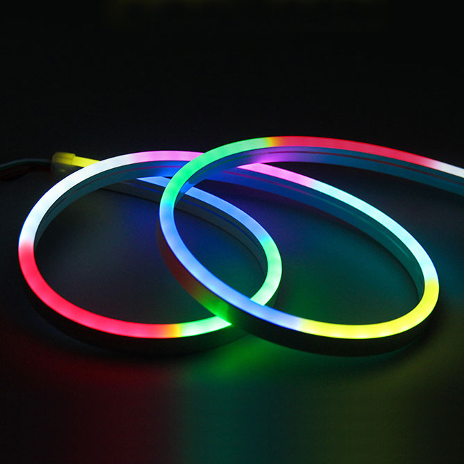 12V WS2811 Neon Strip Lights 06x12mm Dome Top Side Emitting 5m Addressable RGB 12V WS2811 Neon Strip Lights 06x12mm Dome Top Side Emitting 5m Addressable RGB